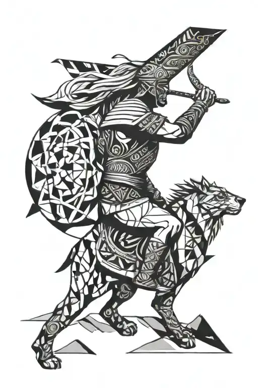 A Warrior In The Desert