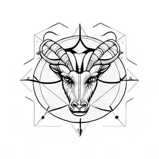 Aries Star Sign Pieces Star Sign With Mandala