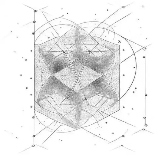 Dna Molecules Transforming In Stars