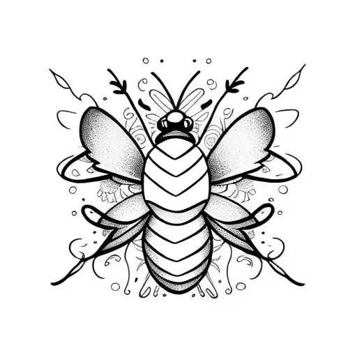 Simple Plain Small Happy Bee