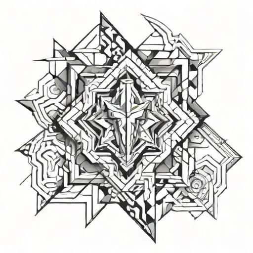 Thunderbolts On Stony Background