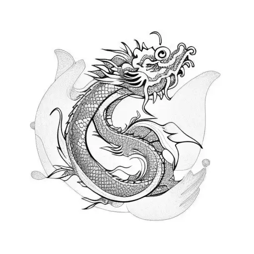 Chinese Dragon Koi