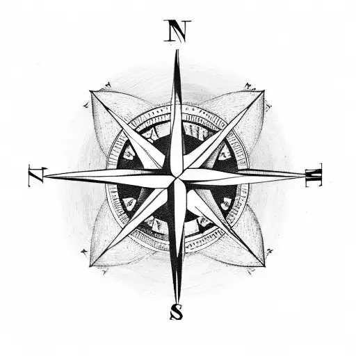 Compass With Plane