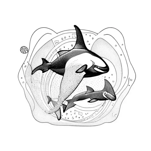 Orca Jumping Out Of Water