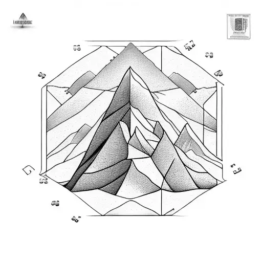 A Sunrise Over A Mountain Peak Depicted As A Puzzle