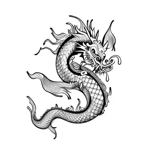 Chinese Dragon Koi