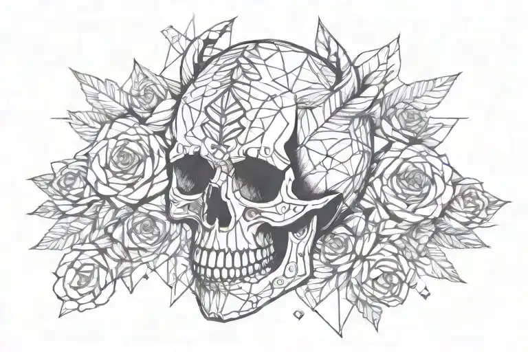 Tiger Diamonds Skull