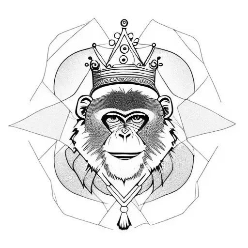 Monkey With A Crown