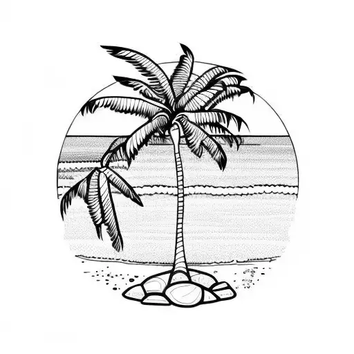 Beach Sea Palmtree