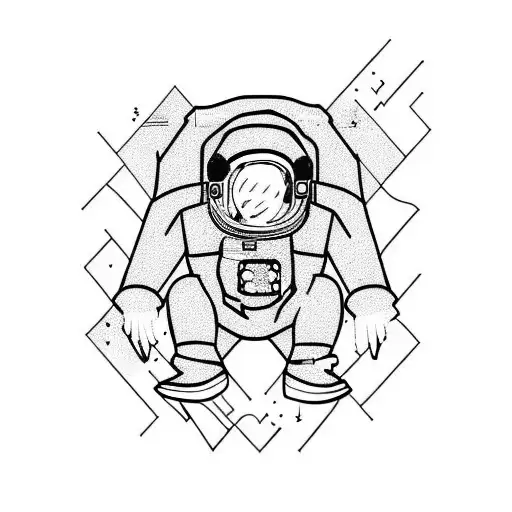 Astronaut Being Pulled Out Of Suit