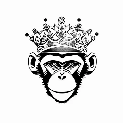 Monkey With A Crown