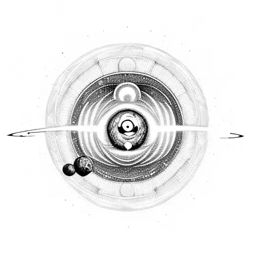 Ufo Flying Threw Black Hole