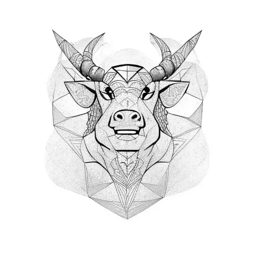 Muscle Minotaur Head With Nose Ring