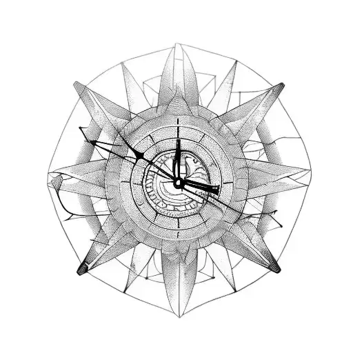 Clock Within A Bicycle Wheel