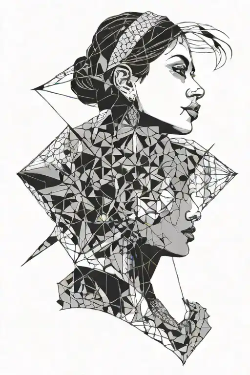 Indian Girl Side Profile Gesture Of Silence I Rise