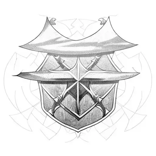 A Sword On Top Of A Shield