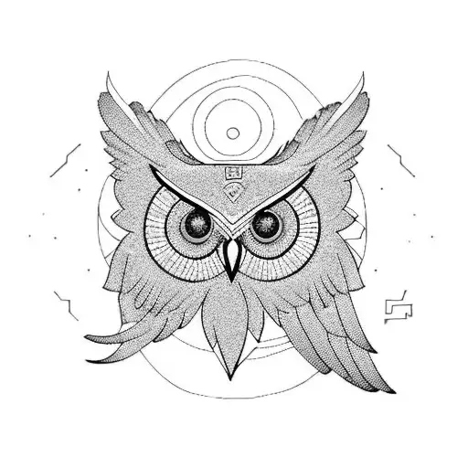 Owl With Phoenix