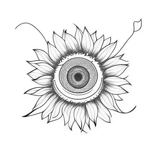 Sunflower With Sunglasses