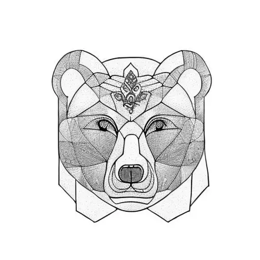 Buddha As A Bear Meditating