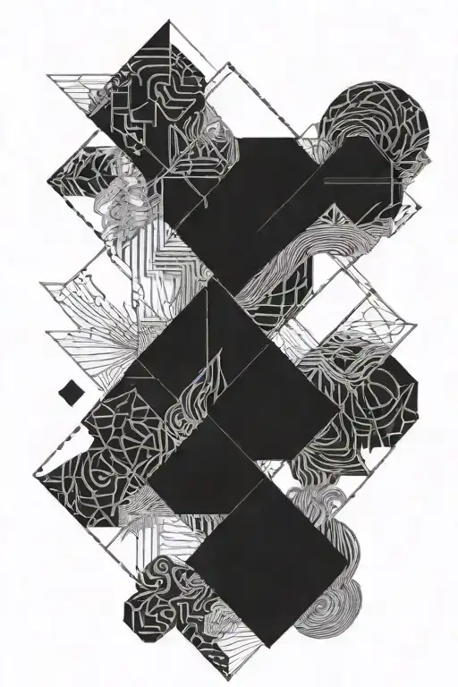 Fine Line Tattoo About Strength And Core Leg