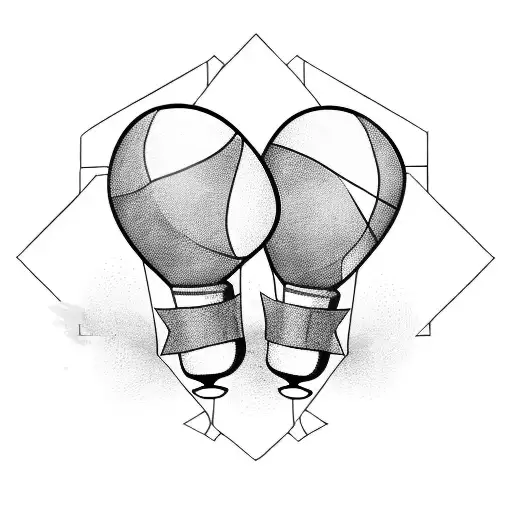 A Pair Of Maracas With Cuban Flag