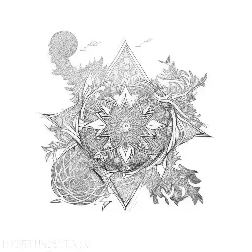 The Four Elements Of Nature In One Frame