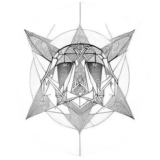 Geometric With Dark Occult Or Norse Themes