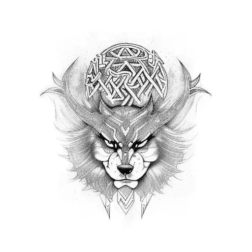 Sleeve With Dark Norse Themes