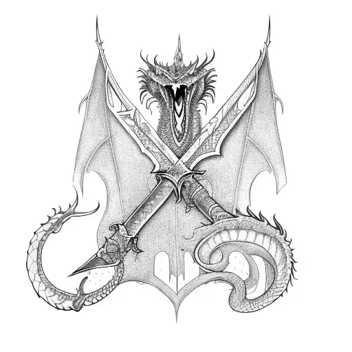 Sword With Dragon