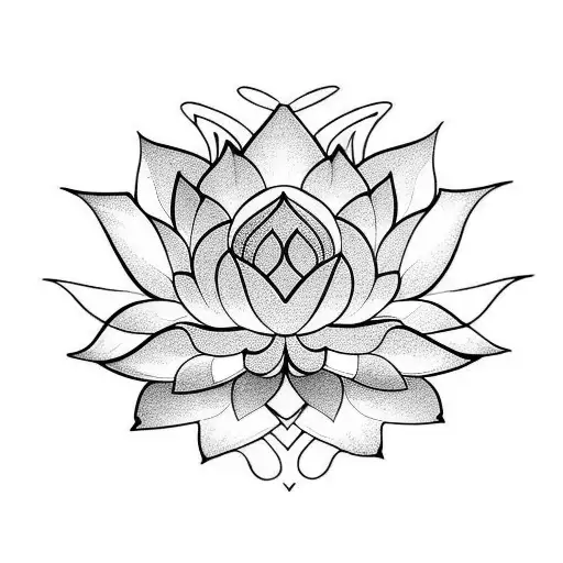 Lotus Flower Universe Center Chest