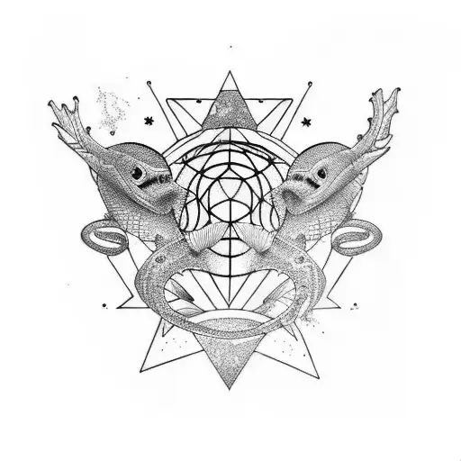 Marine Animal Half Sleeve