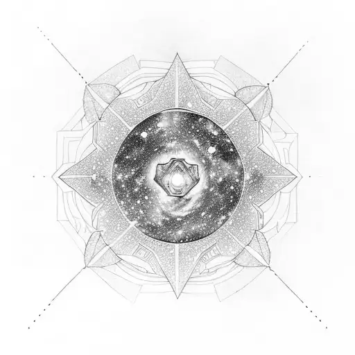 A Cosmic Nebula With A Hidden Hero's Journey Narrative Within It