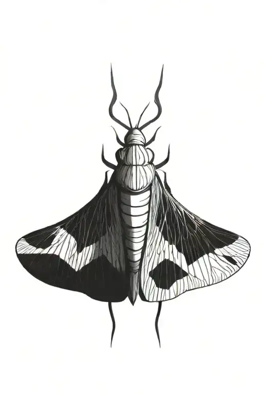 Moth With A Half Moon