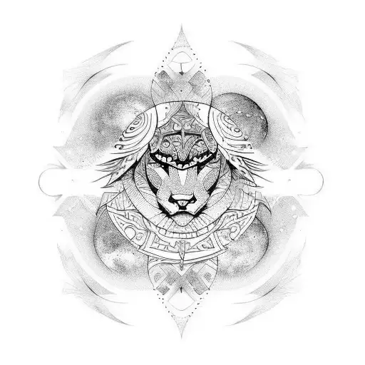 Blacl Moon Mystical Lines