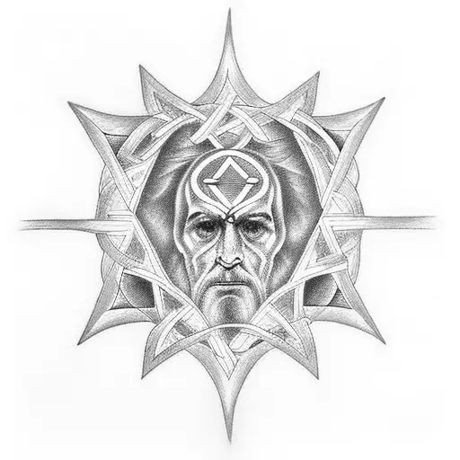 Alex Grey Irish Cross