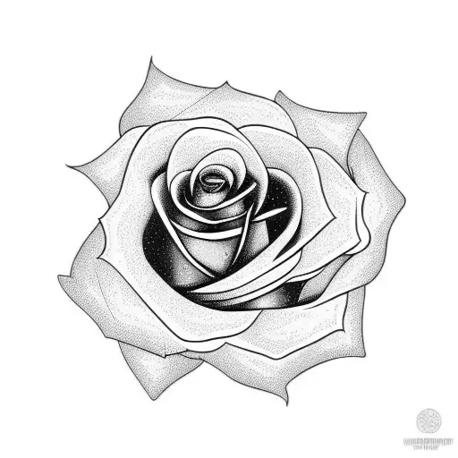 Rose With Root Small