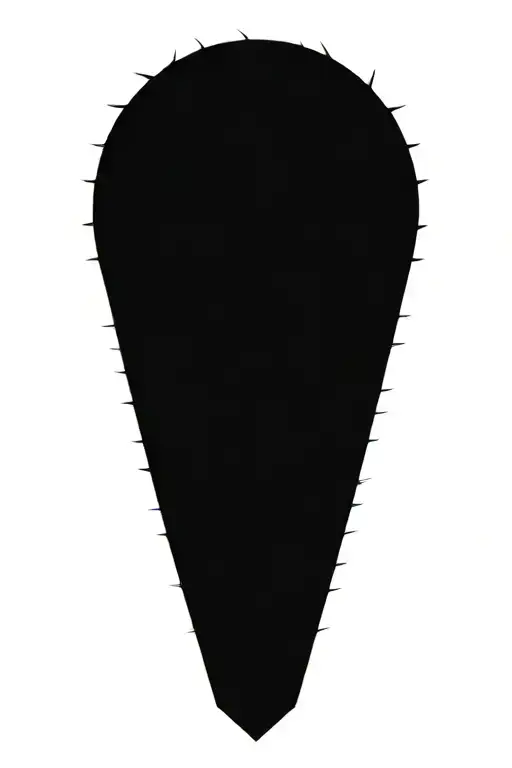 Devil With Wings Geometric Pattern