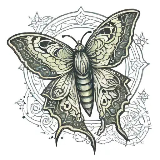 Bejeweled Moon Moth Emerging Stronger