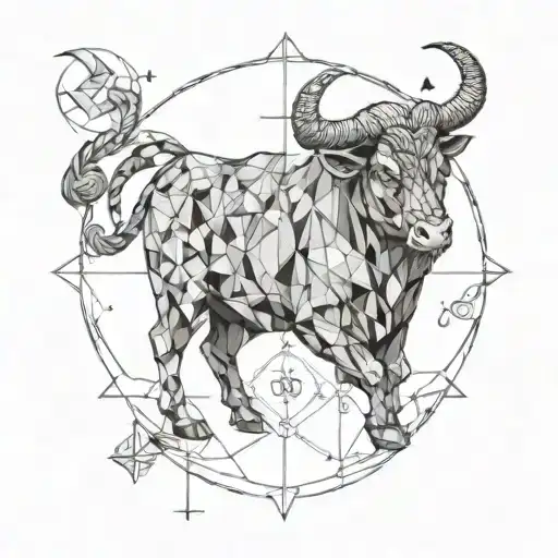 Scale Of Justice With Taurus Zodiac Sign Incorporated