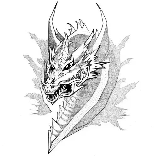 Dragon Wolf Lightning