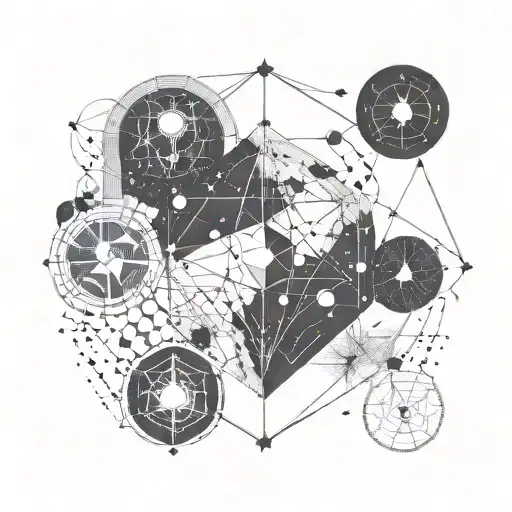 Libra Aquarius Constellation Intertwined