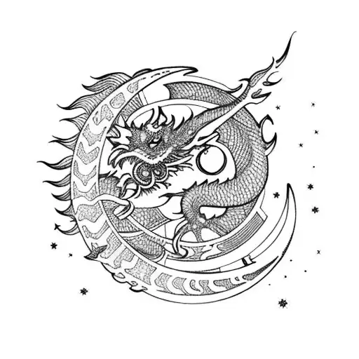 Moon Dragon Lasers With The Name Zoe Across The Top