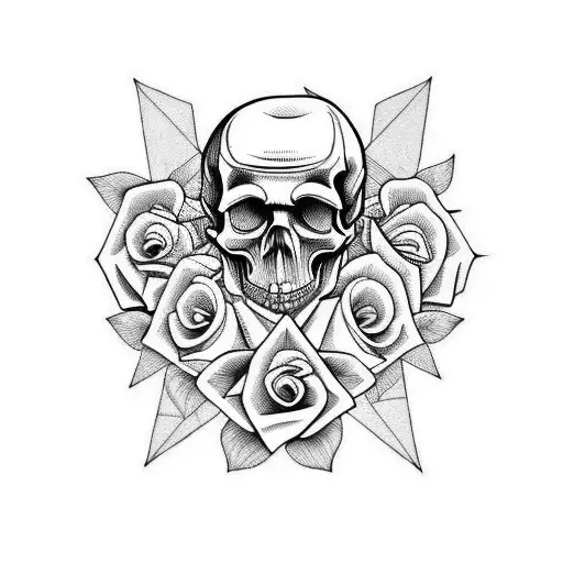 Skull And Roses
