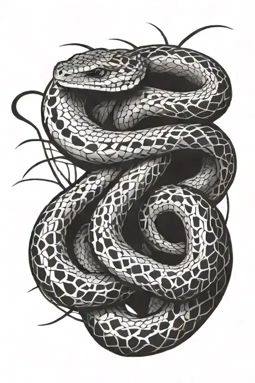 Snake Wrapped Loosely