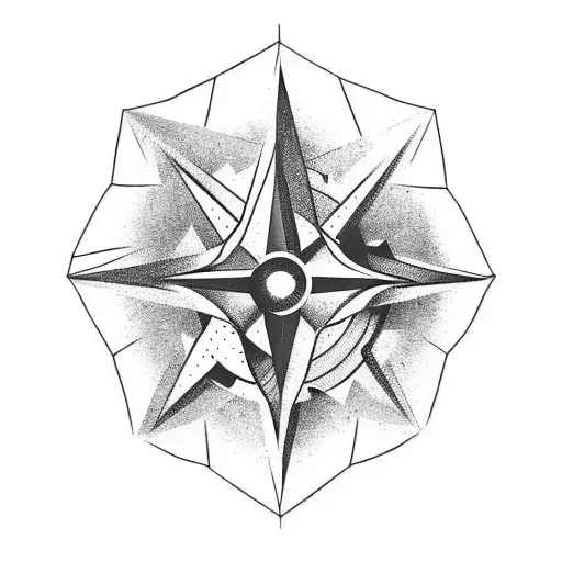 Mountain With Compass