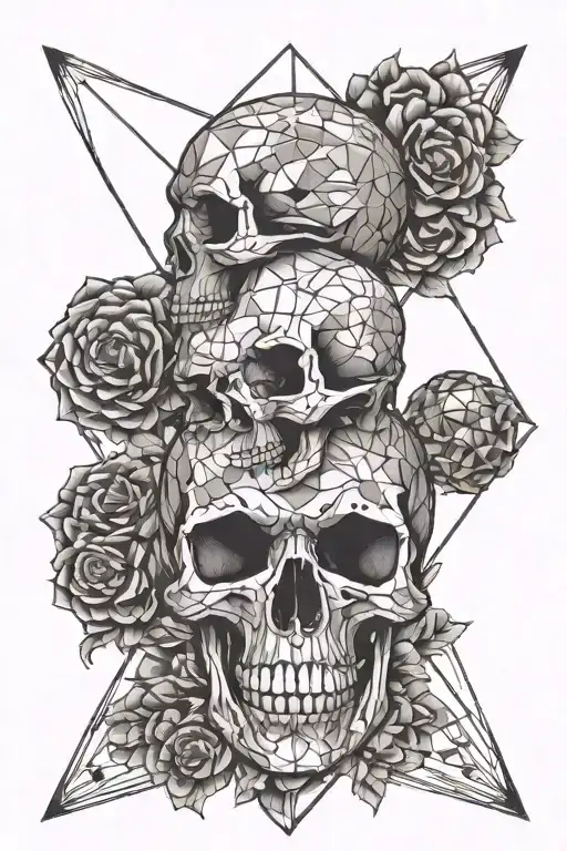 Overthinking Skull Fighting Each Other X Brain And Heart