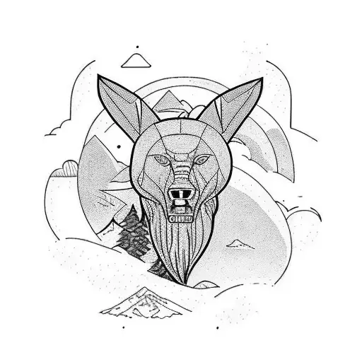 Wilderness Travel Adventure Themed Tattoo With Letters Njm In Any Order