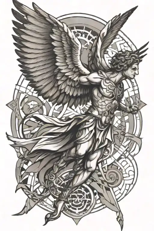 Greek Myth Icarus Flying