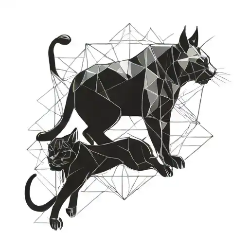 Stock Market Bull Vs Siberin Cat Sitting