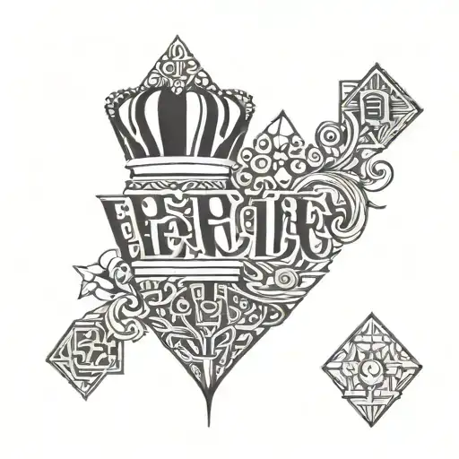 The Name Elle And A Crown